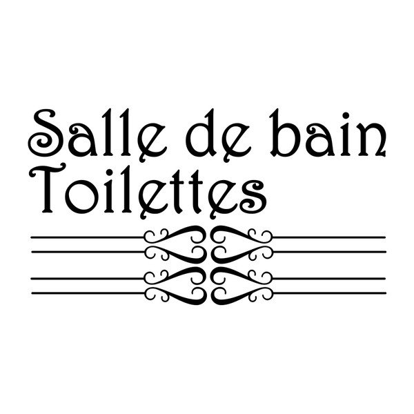Nalepka Ambiance Salle de bain + Toilettes-image-3