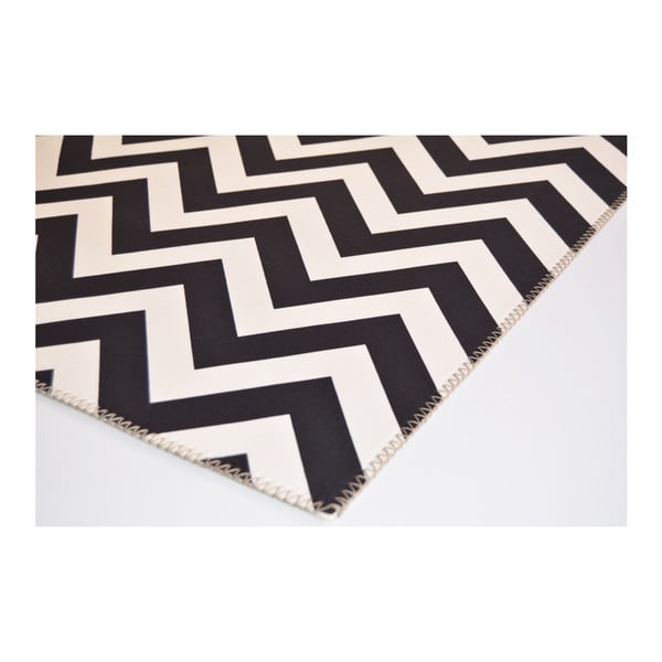 Črno-bela preproga Vitaus Ryan, 80 x 150 cm-image-2
