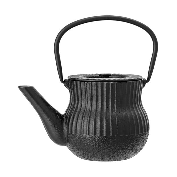 Črn litoželezni čajnik Bloomingville Luca, 850 ml