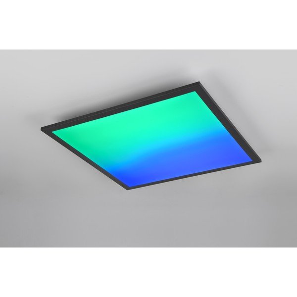 Črna LED stropna svetilka 44.5x44.5 cm Beta – Reality-image-3