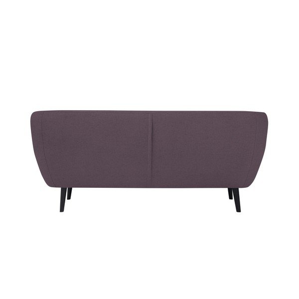 Vijolična dvosedežna zofa z rjavimi nogami Mazzini Sofas Piemont-image-1