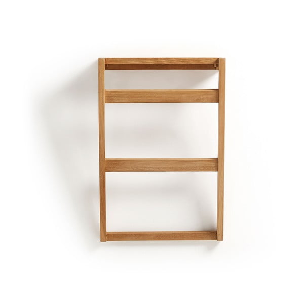 Stensko stojalo za brisače iz tikovega lesa Kave Home Sunday-image-2