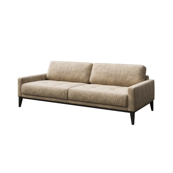 Bež kavč iz umetnega usnja MESONICA Musso Tufted, 210 cm-image-2