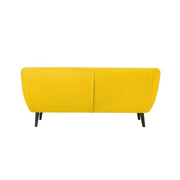 Rumena žametna zofa Mazzini Sofas Toscane, 188 cm-image-4