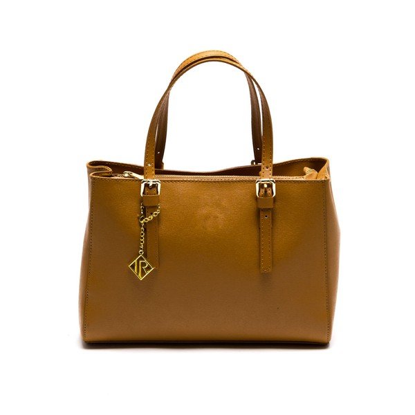 Usnjena torbica Isabella Rhea 441 Cognac