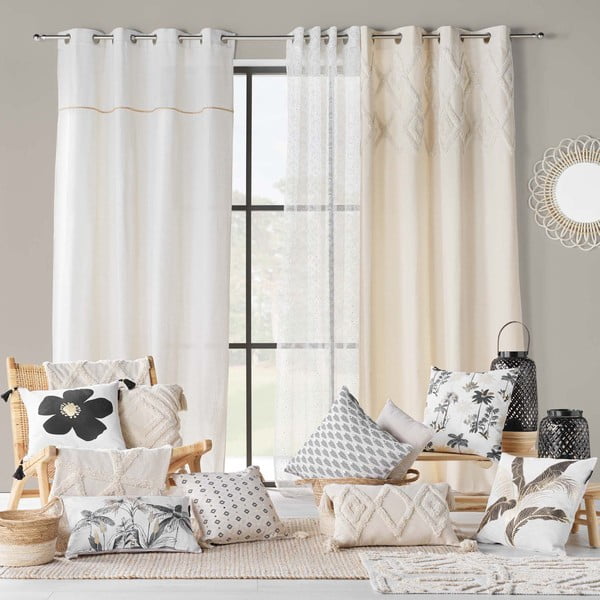 Kremno bela pralna preproga 60x90 cm Athena – douceur d'intérieur-image-1