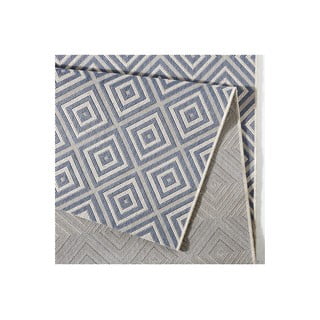 Modra zunanja preproga NORTHRUGS Karo, 80 x 200 cm