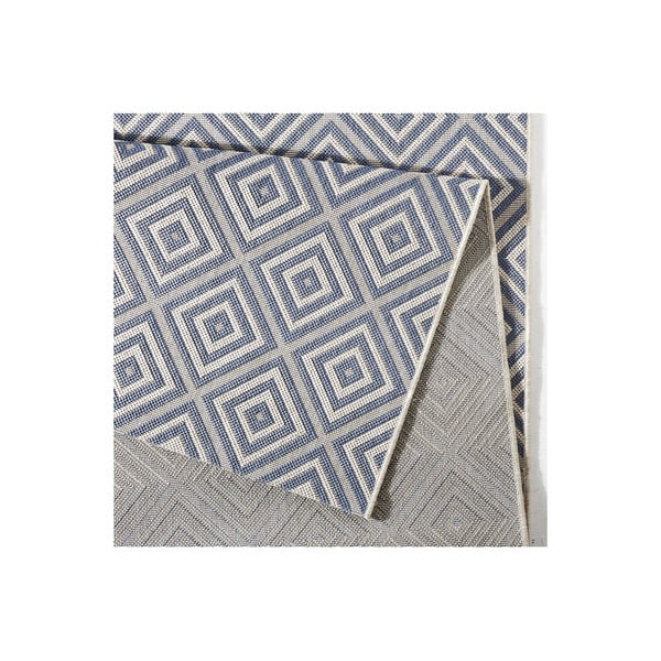 Modra zunanja preproga NORTHRUGS Karo, 160 x 230 cm-image-3