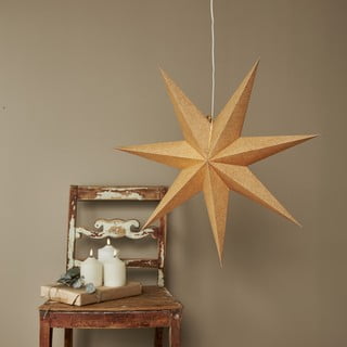 Božična svetlobna dekoracija v zlati barvi ø 60 cm Cotton - Star Trading