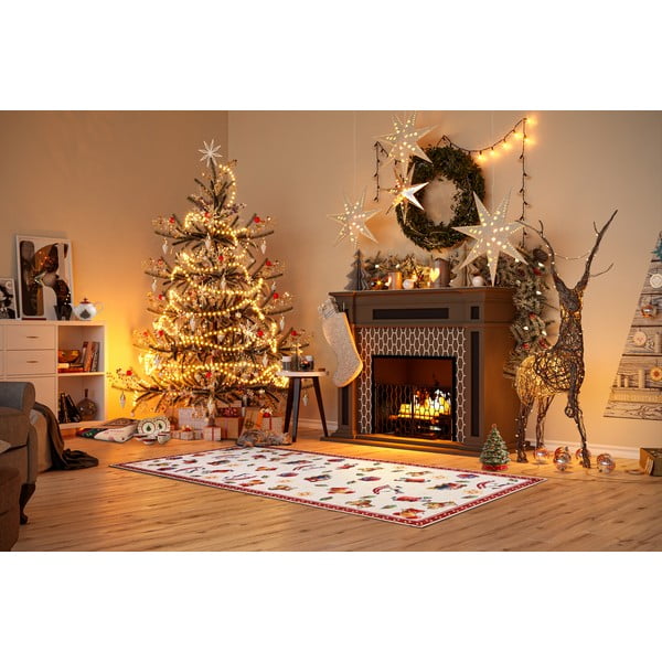Rdeč tekač z božičnim motivom 80x200 cm Red Christmas – Villeroy&Boch-image-1