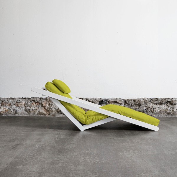 Variabilni ležalnik Karup Figo White/Pistacie-image-1