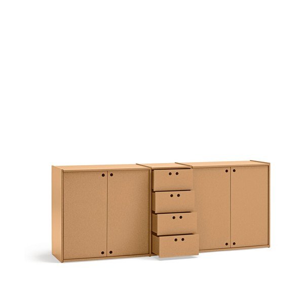 Komoda v naravni barvi 197x80x40 cm Wally – Teulat-image-4