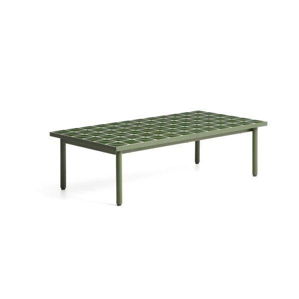 Vrtna klubska mizica s keramično ploščo 61x122 cm Maurina – Kave Home