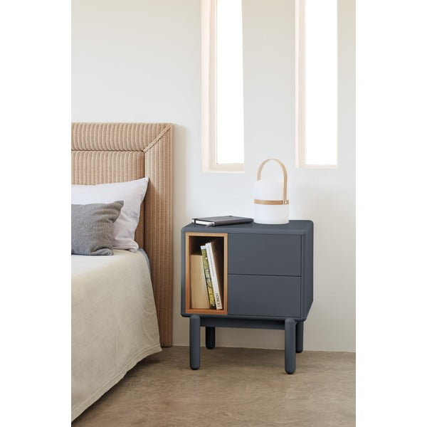 Temno siva nočna omarica Corvo - Teulat-image-1