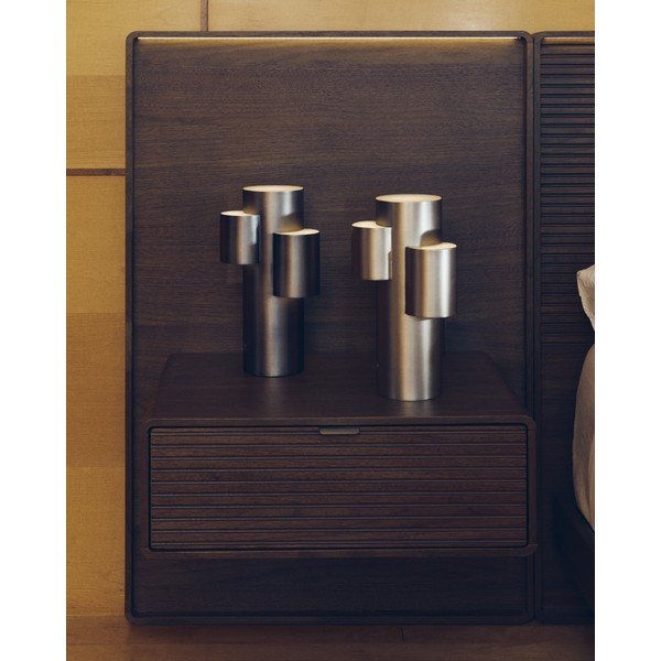 Črna kovinska LED zatemnitvena namizna svetilka (višina 26,5 cm) Adrina – Kave Home-image-2