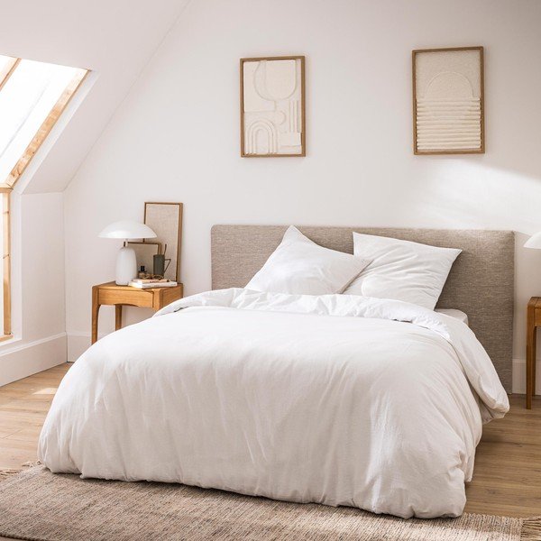 Bela 3-delna bombažna posteljnina za zakonsko posteljo/podaljšana 240x220 cm Meline – douceur d'intérieur