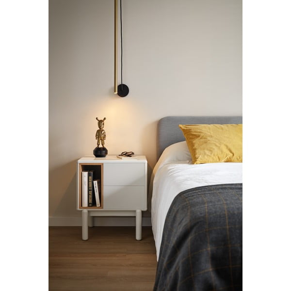 Kremno bela nočna omarica Corvo – Teulat-image-1