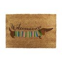 Predpražnik iz kokosovih vlaken 40x60 cm Welcome Sausage Dog – Artsy Doormats