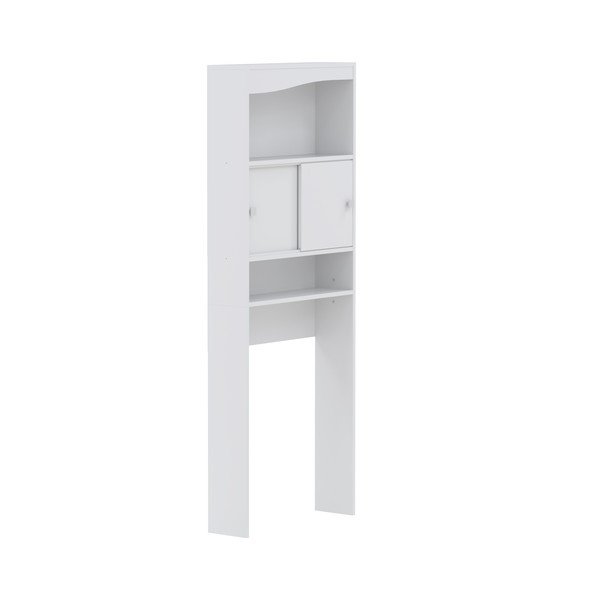 Bela omarica za pralni stroj ali WC 64x177 cm Wave – TemaHome-image-2