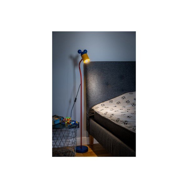 Modra stoječa svetilka s kovinskim senčilom (višina 133,5 cm) Mouse – GTV-image-2
