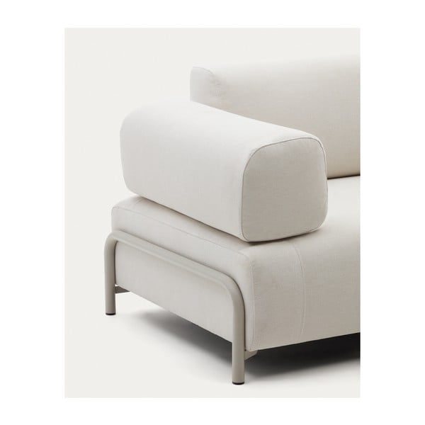 Bež naslonjalo za modularni kavč iz šenilje Compo – Kave Home-image-2