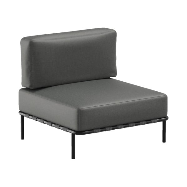 Temno siv modul vrtne sedežne garniture (sredinski modul) Salve – Sit Sit