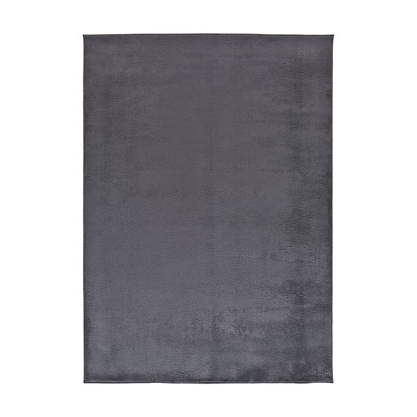 Temno siva preproga iz mikrovlaken 80x150 cm Coraline Liso – Universal