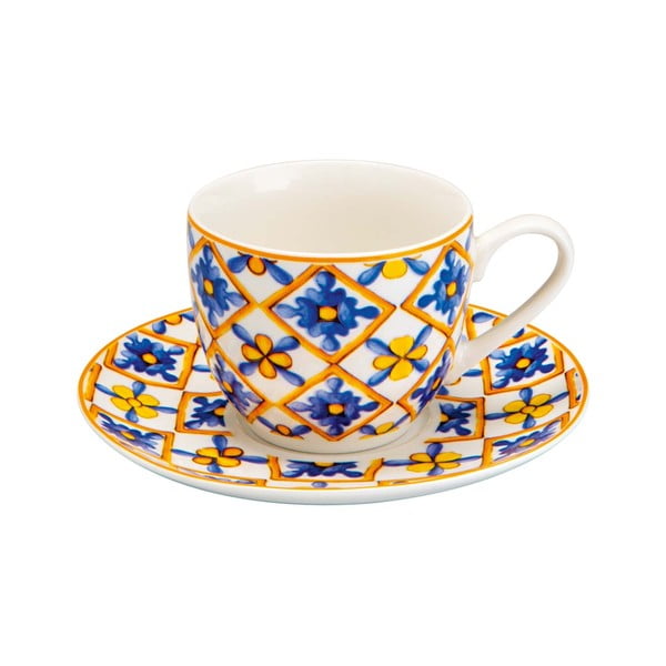 Komplet 6 skodelic s podstavki Brandani Medicea-image-2