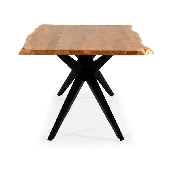 Jedilna miza z mizno ploščo iz akacije 100x200 cm Mudri – MOME-image-4