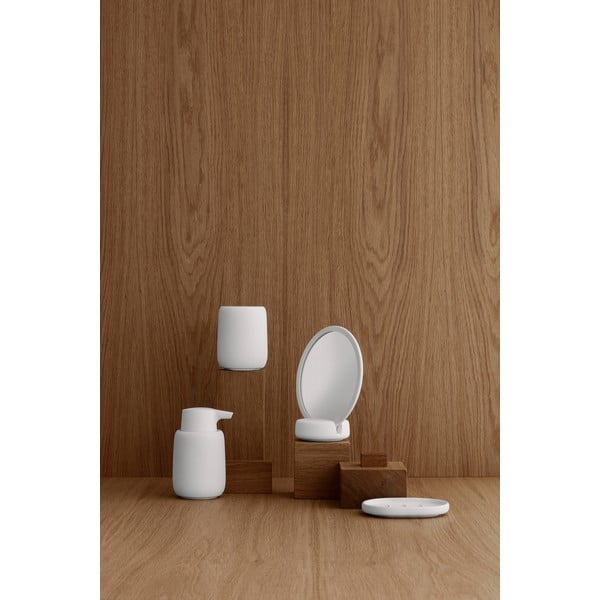 Bela keramična skodelica za zobne ščetke Blomus, prostornina 0,3 l-image-2