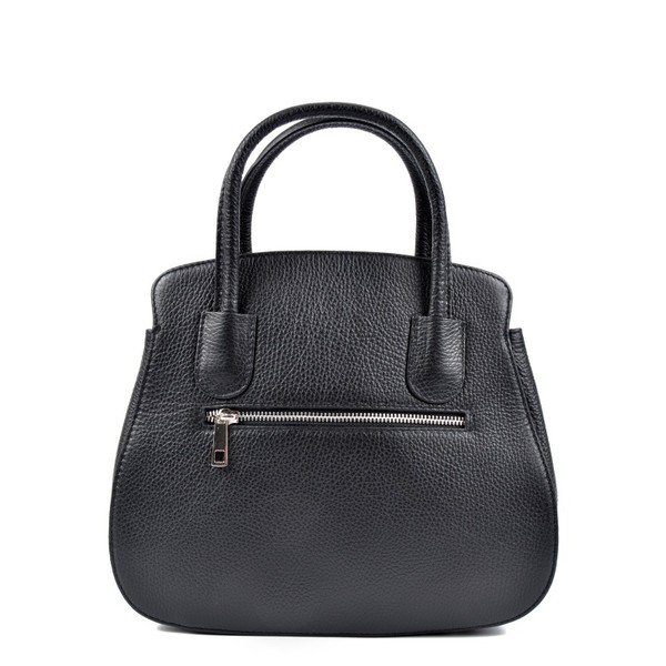 Črna usnjena torbica Roberta M Gata Nero-image-2