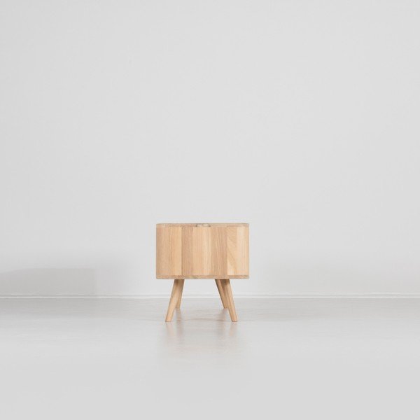 Televizijska mizica iz hrastovega lesa Gazzda Ena, 180 x 42 x 45 cm-image-4