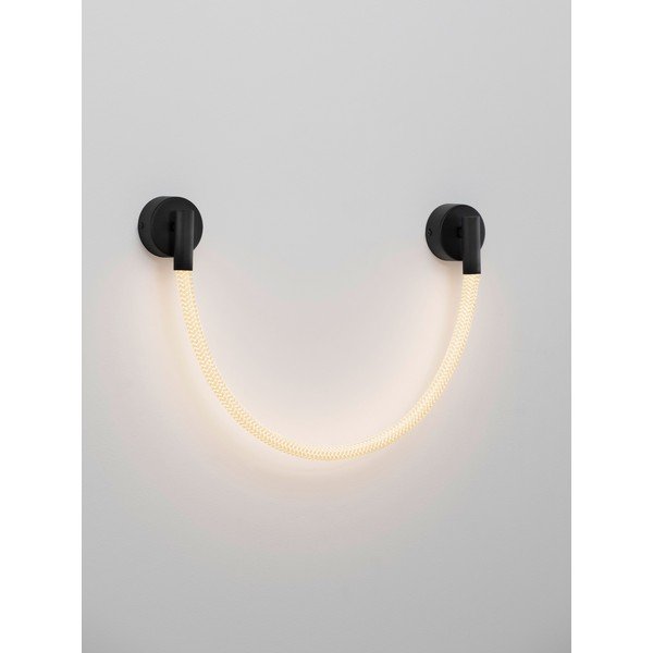 Bela/mat črna jeklena LED stenska svetilka Ilane – Nova Luce-image-2