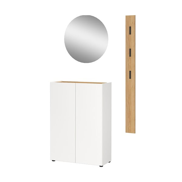 Bel set za hodnik v hrastovem dekorju 104x200x33 cm Alviano – Germania