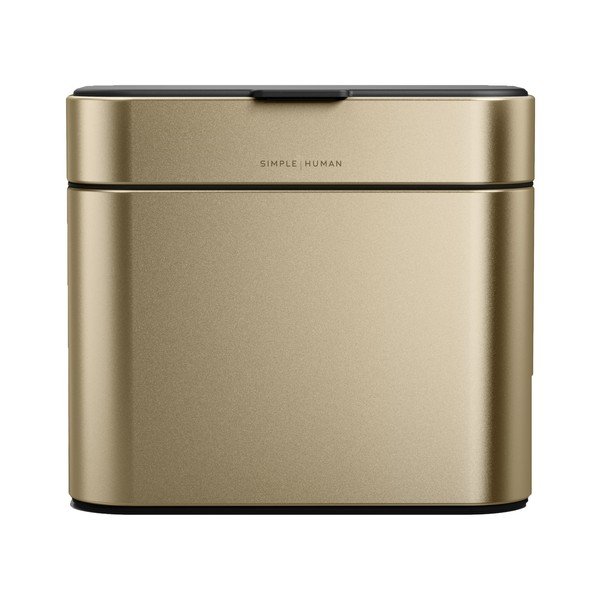 Koš za biološke odpadke v mat zlati barvi 4 l – simplehuman-image-3