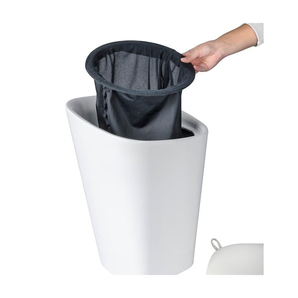 Bela košara za perilo in stolček v enem Wenko Candy, 20 l-image-4