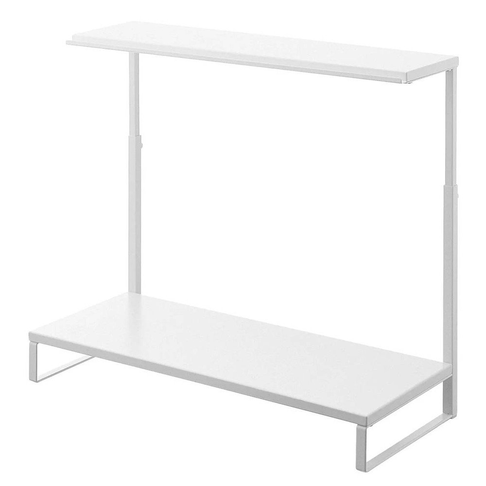 Belo kovinsko stojalo za monitor Tower