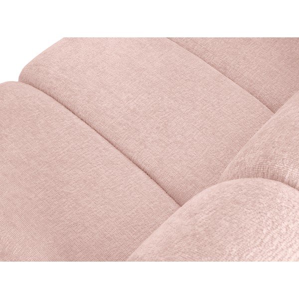 Rožnata modularna sedežna garnitura (levi kot) Lupine – Micadoni Home-image-1