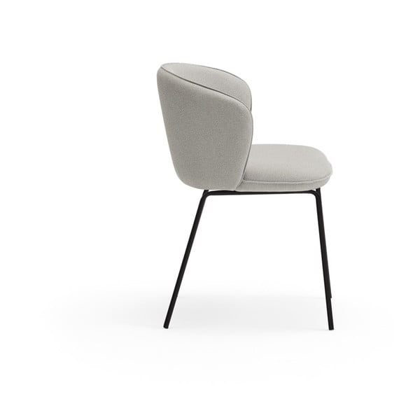 Svetlo sivi oblazinjeni jedilni stoli v kompletu 2 ks Add – Teulat-image-3