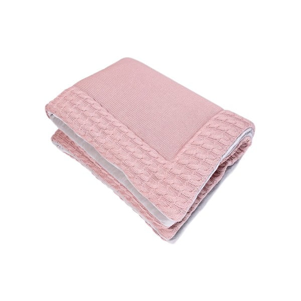 Roza bombažna igralna podloga Kindsgut Mat, 70 x 90 cm-image-2