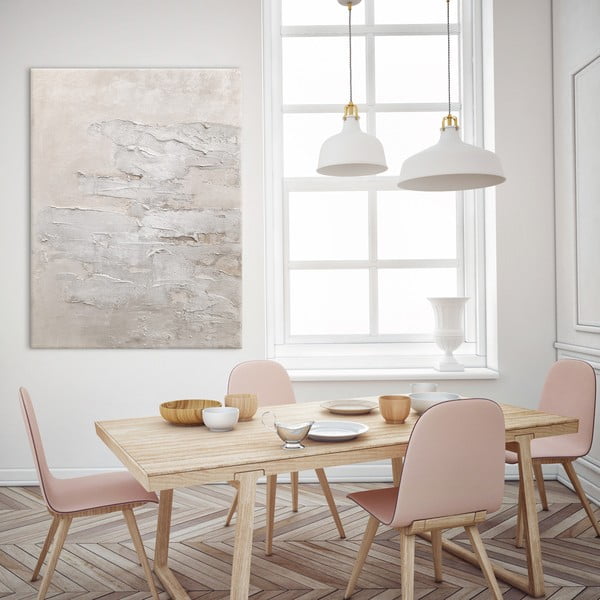 Ročno naslikana slika 90x120 cm Sand Wall - Malerifabrikken-image-1