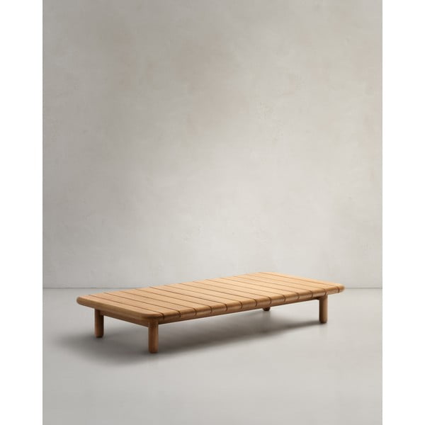 Vrtna miza iz tikovine 70x140 cm Turqueta - Kave Home-image-3