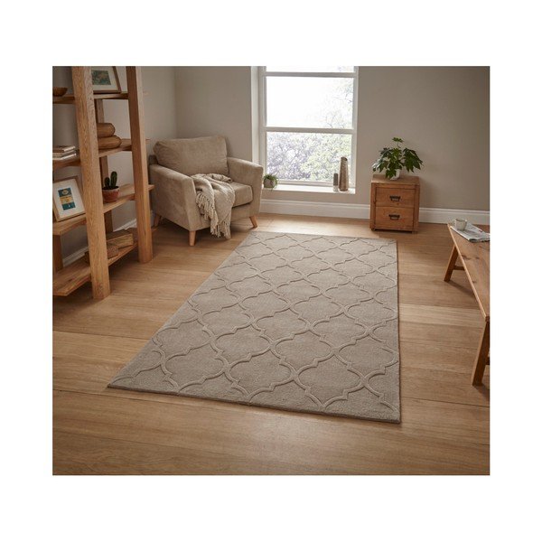 Bež preproga Think Rugs Hong Kong Puro Beige, 150 x 230 cm-image-1