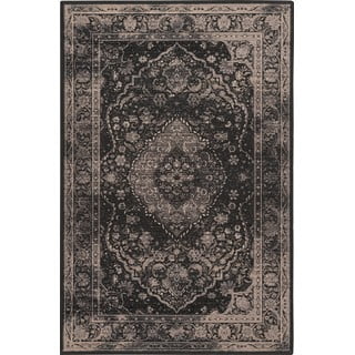 Temno siva volnena preproga 100x180 cm Zana – Agnella