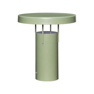 Zelena LED zatemnitvena namizna svetilka s kovinskim senčilom (višina 28 cm) BringMe – Hübsch