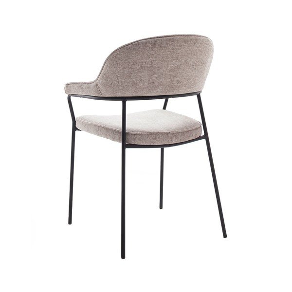 Bež jedilni stol z nasloni za roke Kindersley – Unique Furniture-image-3