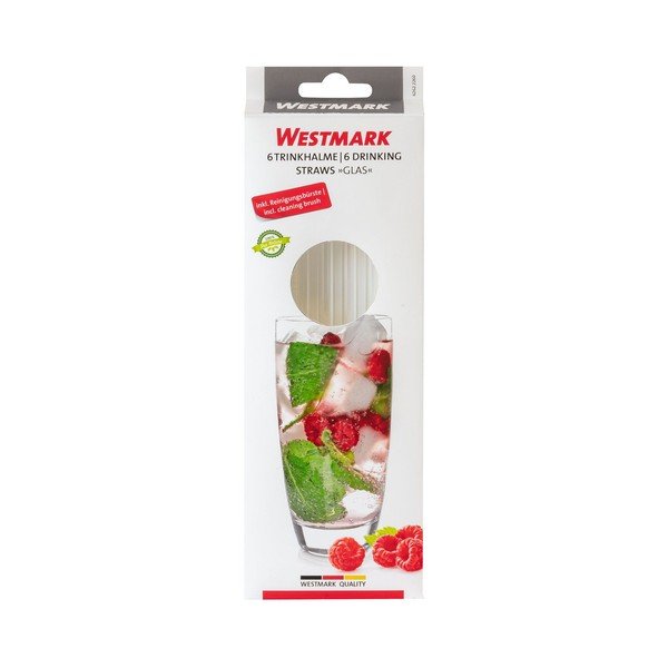 Komplet 6 steklenih slamic Westmark-image-1