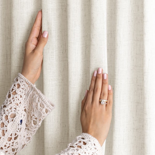 Slonokoščena zavesa 140x270 cm Velari – Restilo-image-2