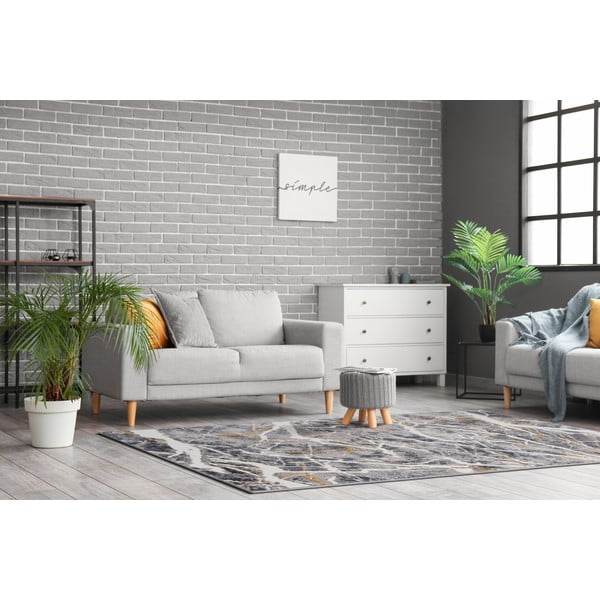 Temno siva preproga 133x190 cm Soft – FD-image-1