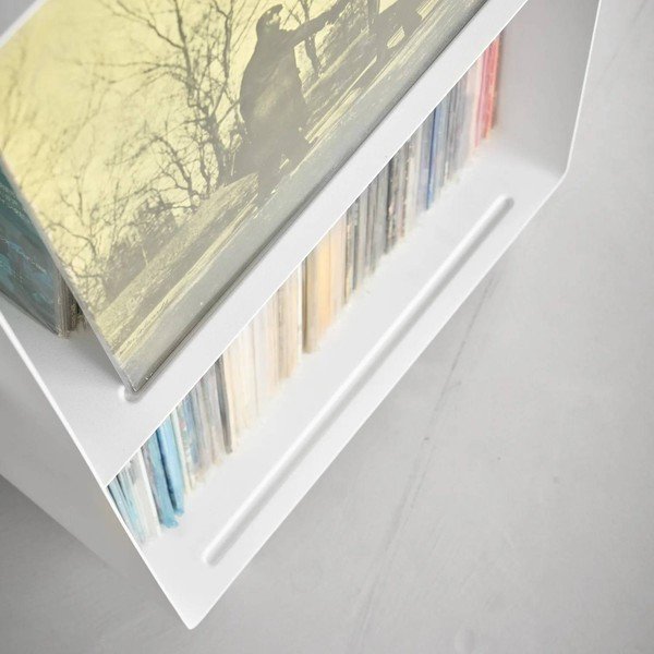 Bel kovinski regal na koleščkih 40x73x38 cm Tower – YAMAZAKI-image-3